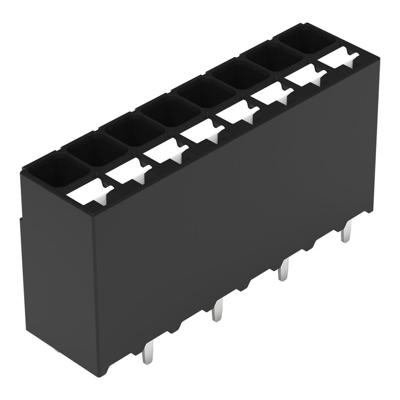 WAGO 2086-1128/300-000 Printklem 1.50 mm² Aantal polen 8 Zwart 1 stuk(s)