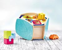 Schmidt Sortino Houten Sorteerbox - 16 cm - thumbnail