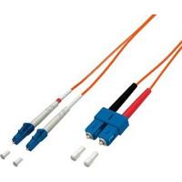 Equip LWL Patch Cord LC/SC 62,5/125µ 2,0m 2m Glasvezel kabel - thumbnail