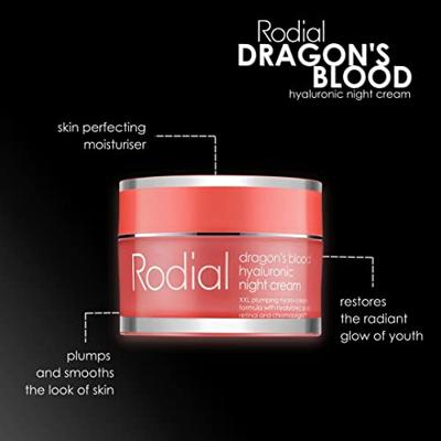 Rodial Dragon&apos;s Blood Hyaluronic Night Cream 50ml Nacht crème