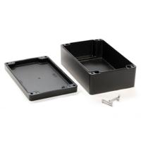 Hammond Electronics 1590Z162BK Universele behuizing 260 x 159 x 90 Aluminium Zwart 1 stuk(s) - thumbnail