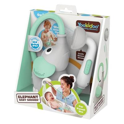 Douchekop olifant YOOKIDOO turquoiseblauw Douchekop olifant YOOKIDOO turquoiseblauw
