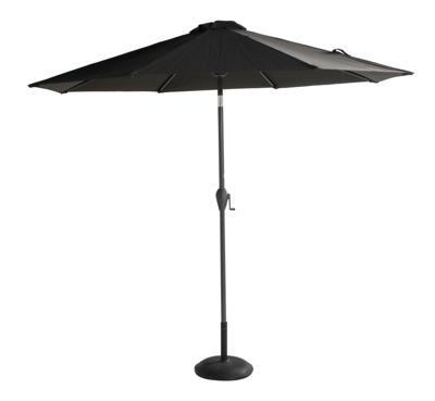 Hartman Parasol 'Sunline' 270cm, kleur Antraciet