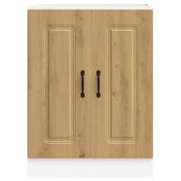 Spoelbakonderkast Kalmar 60x46x81,5 cm hout artisanaal eiken - thumbnail