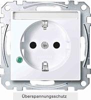 Merten MEG2305-0325 Wandcontactdoos Inzetstuk System M Wit 1 stuk(s) - thumbnail