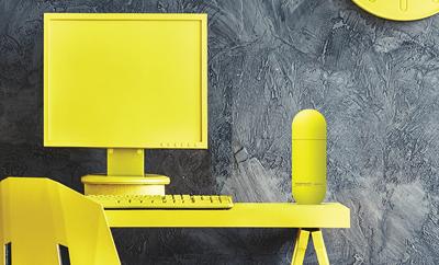 Asobu Drinkfles 430 ml RVS SBV30 YELLOW SBV30 yellow