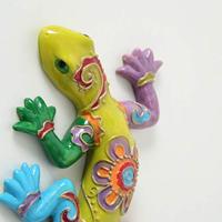 Boltze Home muur deco hagedis 24x13x3cm - thumbnail