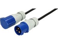 Max Hauri 163894 Stroom Verlengkabel Blauw, Zwart 1.5 m H07RN-F 3G 1,5 mm² Oliebestendig, UV-bestendig, Zuurbestendig - thumbnail