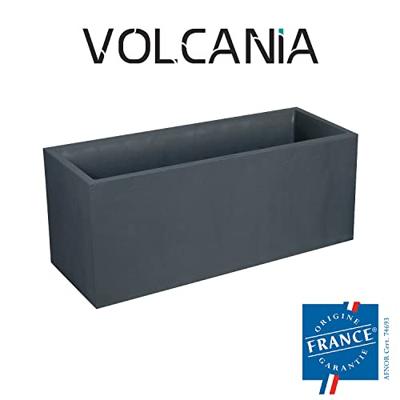 Eda Bac Jardiniere Volcania 100 x 40 x 40 cm - 97,6 L - Anthracite Gray