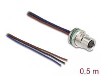 Delock 80146 Sensor/actuator kabel M8 0.5 m 1 stuk(s) Bag - thumbnail