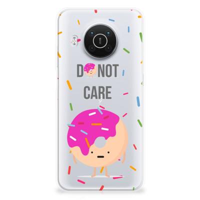 Nokia X10 | X20 | Siliconen Case | Donut Roze