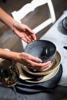 Leonardo Matera Schaal grijs 15 cm - thumbnail