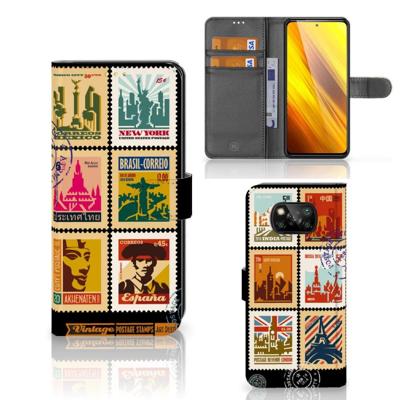 Xiaomi Poco X3 | Poco X3 Pro | Flip Cover | Postzegels