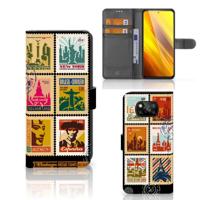 Xiaomi Poco X3 | Poco X3 Pro | Flip Cover | Postzegels - thumbnail