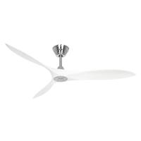 CasaFan ECO AIRSCREW 152 BN-MW Plafondventilator 28 W (Ø x h) 1520 mm x 275 mm Chroom Met afstandsbediening, Met wintermodus - thumbnail