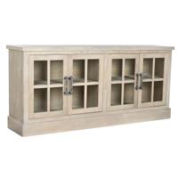 Dressoir Home ESPRIT Natuurlijk Hout Kristal 180 x 40 x 82 cm - thumbnail