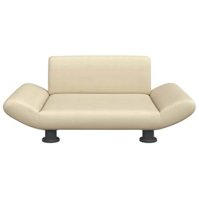 VidaXL Hondenmand 70x45x28 cm stof crèmekleurig