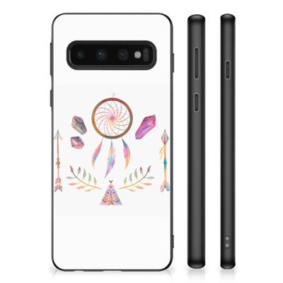 Samsung Galaxy S10 | Bumper Hoesje | Boho Dreamcatcher Samsung Galaxy S10 | Bumper Hoesje | Boho Dreamcatcher