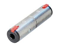 Neutrik NA3JJ jack female naar jack female adapter - thumbnail