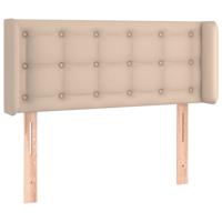 Hoofdbord LED 103x16x78/88 cm kunstleer cappuccinokleurig - thumbnail