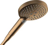 Hansgrohe Raindance Select S handdouche 120 3jet PowderRain EcoSmart, Brushed Bronze - thumbnail