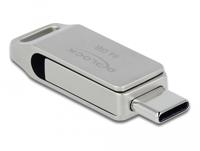 Delock 54075 Glazen pot voor USB-sticks 64 GB Zilver 54075 USB, USB-A, USB-C - thumbnail