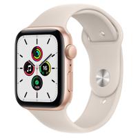 Refurbished Apple Watch SE 2020 GPS 44mm Rosegoud Als nieuw - thumbnail