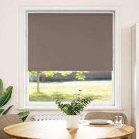 VidaXL Rolgordijn verduisterend koffie 95x150 cm stofbreedte 90,7 cm - thumbnail