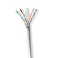 Netwerk Kabel Rol | CAT6 | Solid | U/UTP | CCA | 305.0 m | Binnenshuis | Rond | PVC | Grijs | Trekdoos - thumbnail