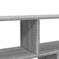 Wandschap 100x25x50 cm bewerkt hout grijs sonoma eikenkleurig - thumbnail