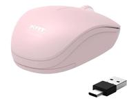 Draadloze muis - PORT Designs - 900541 Collectie II - 2,4 GHz - Lichtroze - thumbnail