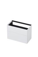 INK - Onderkast 2 Laden Push To Open 65cm Gelakt - 900x450x650 Mm - Hoogglans Wit - thumbnail