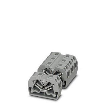Phoenix Contact 3249198 Doorgangsklem 10.4 mm Spanveer Grijs 50 stuk(s)