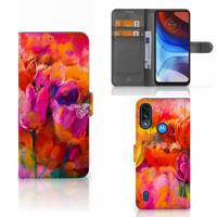 Hoesje Motorola Moto E7i Power | E7 Power Tulips - thumbnail
