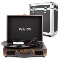 Fenton RP115B platenspeler met Bluetooth en platenkoffer - thumbnail