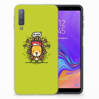 Samsung Galaxy A7 (2018) Telefoonhoesje met Naam Doggy Biscuit Samsung Galaxy A7 (2018) Telefoonhoesje met Naam Doggy Biscuit