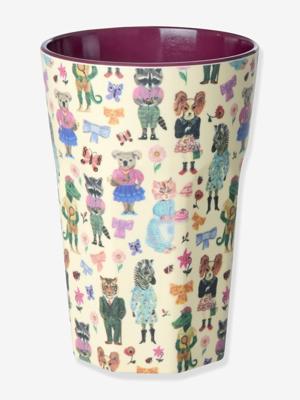 Melamine kinderbeker NATHALIE LETE 400 ml rice bordeauxrood Melamine kinderbeker NATHALIE LETE 400 ml rice bordeauxrood