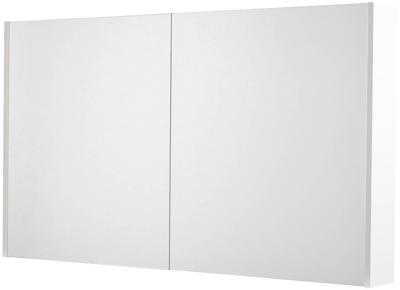 Saqu spiegelkast 120x70x14cm glanzend wit