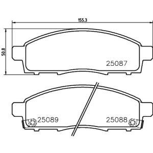 Remblokken set P54055