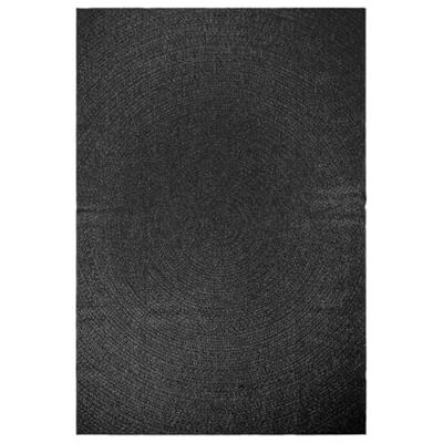 Vloerkleed ZIZUR binnen en buiten 200x290cm jute look antraciet