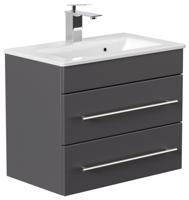 Saniclear Bianca Badkamermeubel 50cm antraciet - thumbnail