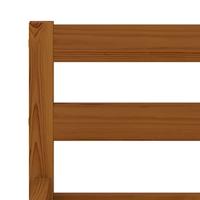 Bedframe massief grenenhout honingbruin 140x200 cm - thumbnail