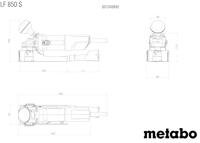 Metabo LF 850 S lakfrees koffer | 850w - 601049500 - thumbnail