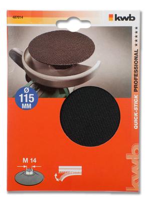 kwb 487014 QUICK-STICK hechtsteunschijf, ø 115 mm, M14