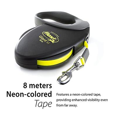 FLEXI ROLLIJN GIANT TAPE NEON ZWART / GEEL - thumbnail