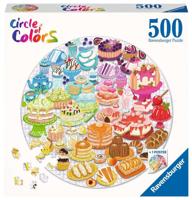 Ravensburger Legpuzzel rond circle of colors desserts pastries, 500st. - thumbnail