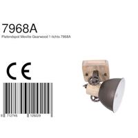 Mexlite Spot gearwood 7968a gun metal - thumbnail