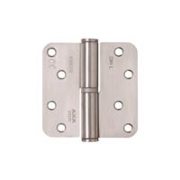 AXA kogelstiftpaumelle - 89x89mm - draairichting 1 - afgerond - RVS - 1203-35-81/E - thumbnail