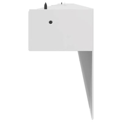 Beslagset schuifdeur 183 cm aluminiumlegering zilverkleurig - thumbnail
