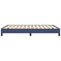 Bedframe zonder matras stof blauw 140x200 cm - thumbnail